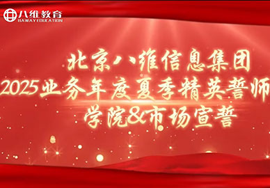 北京八维信息集团2025业务年度夏季精英誓师大会宣誓